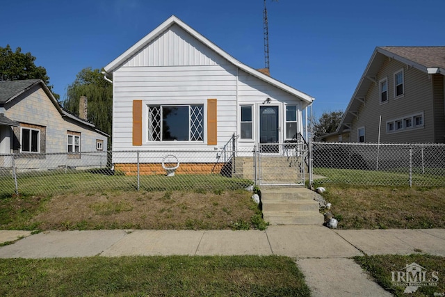 view of bungalow-style home