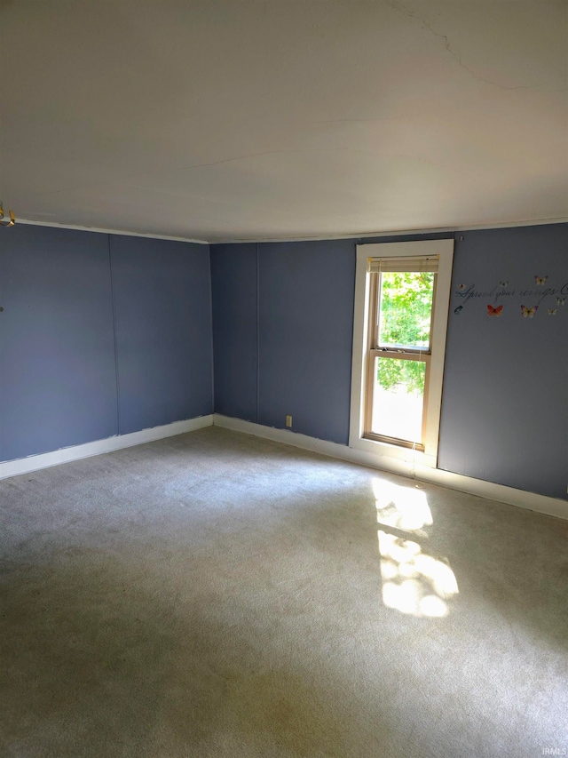 empty room with carpet flooring