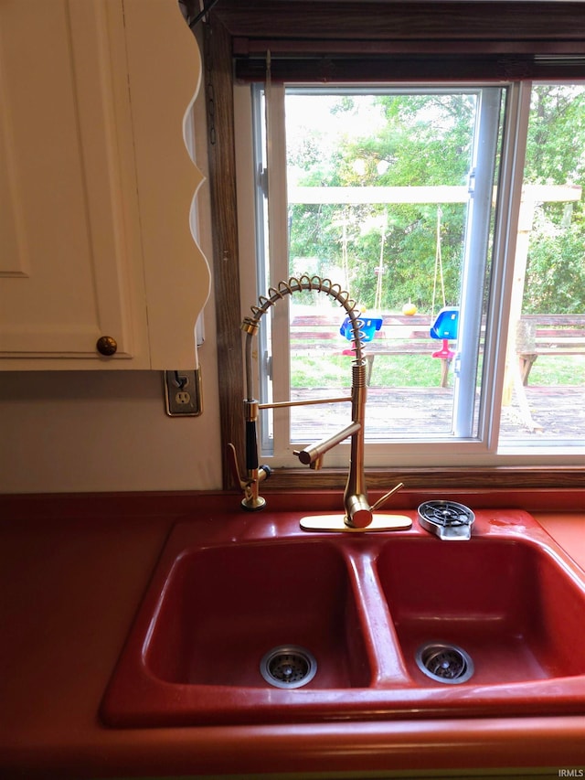 interior details with sink