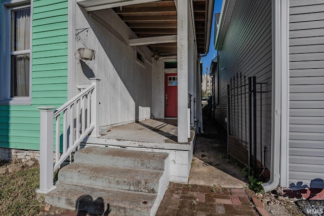 view of entrance to property