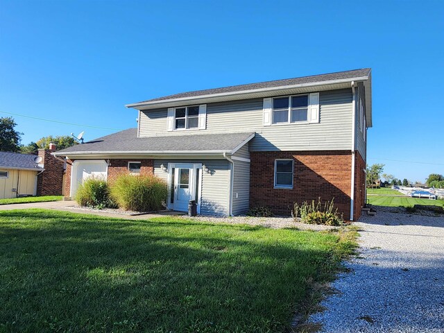 9723 N Marine Key Dr, Syracuse, IN 46567 - bedroom featuring baseboards, a ceiling fan, and carpet flooring