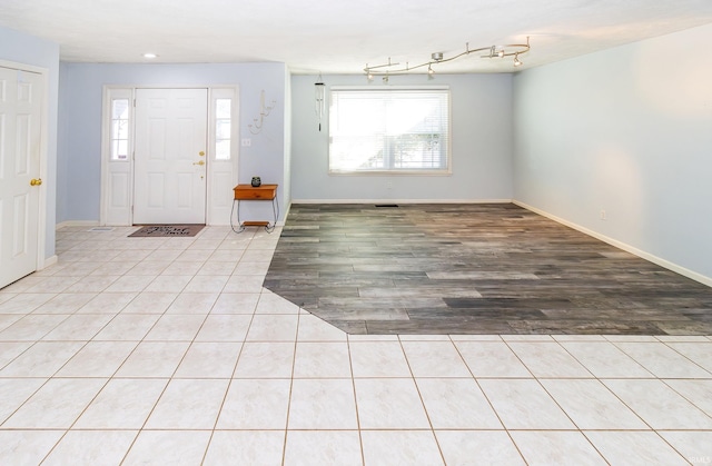 entryway featuring light hardwood / wood-style flooring