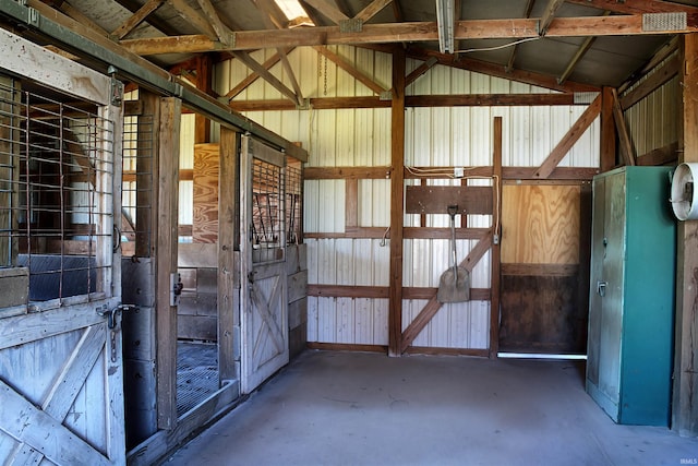 view of stable