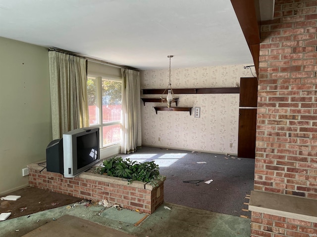 view of unfurnished living room