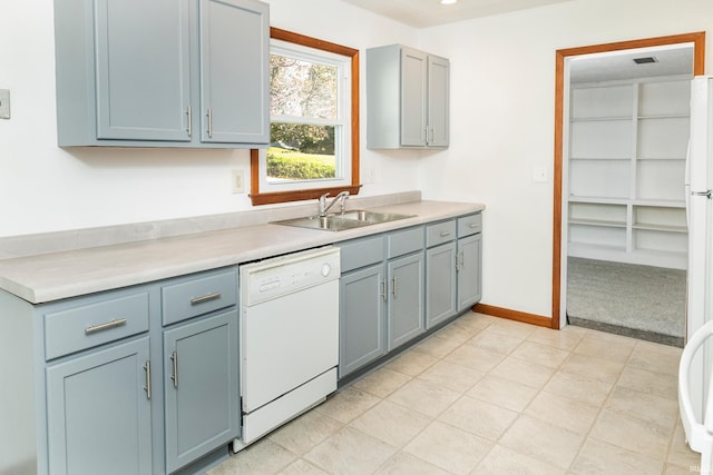 kitchen featuring sink and dishwasher