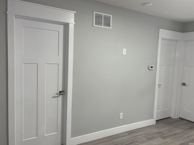 interior space featuring light hardwood / wood-style floors