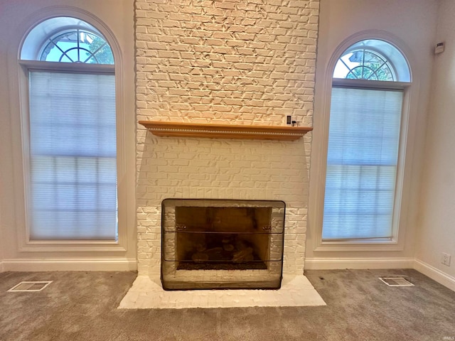 interior details with carpet floors