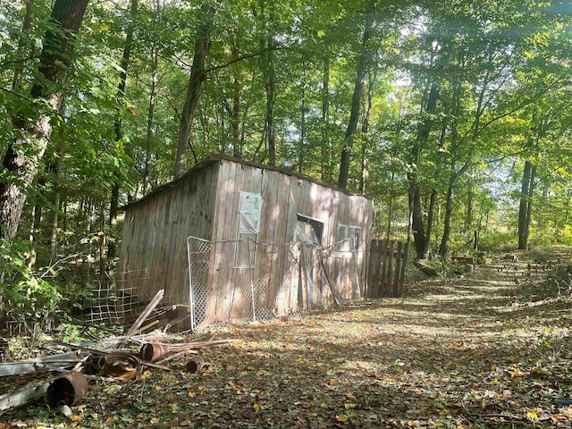 view of outbuilding