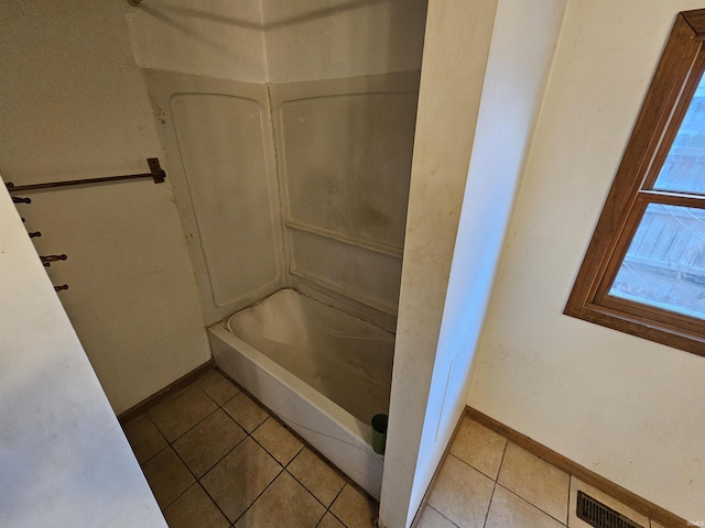 bathroom featuring tile patterned flooring