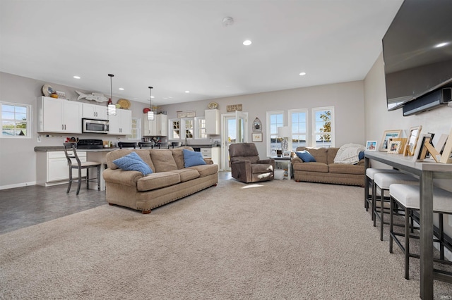 view of living room