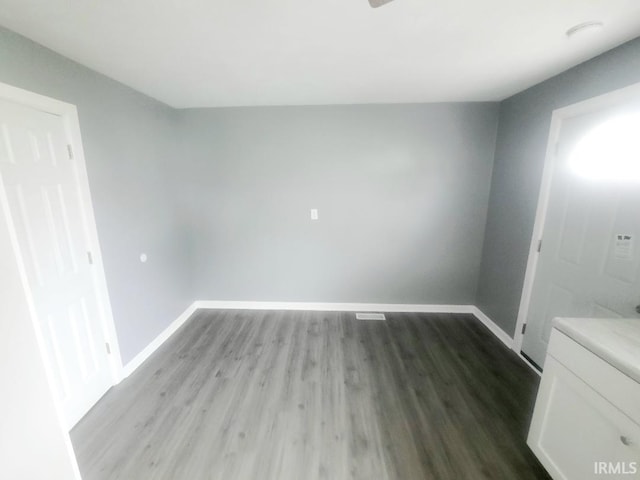 interior space with light hardwood / wood-style flooring