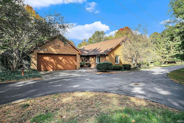 front facade featuring a garage