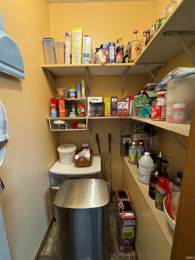 view of pantry