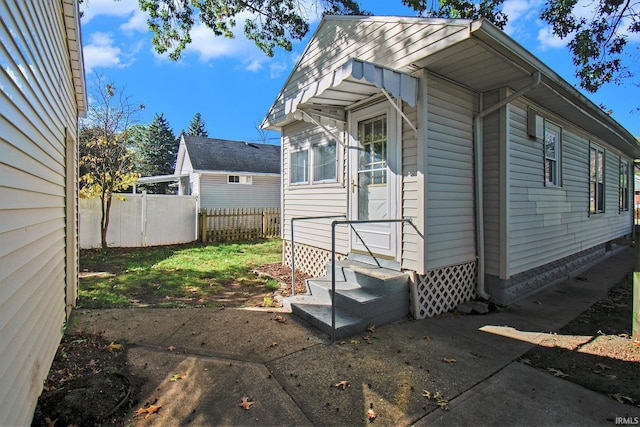 exterior space with a patio area