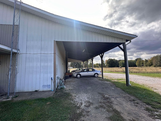 view of car parking