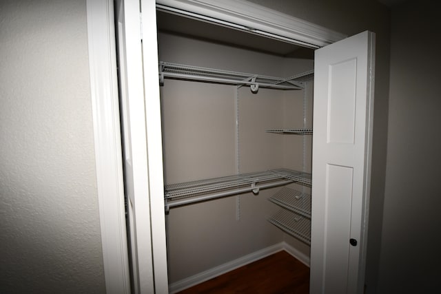 view of closet