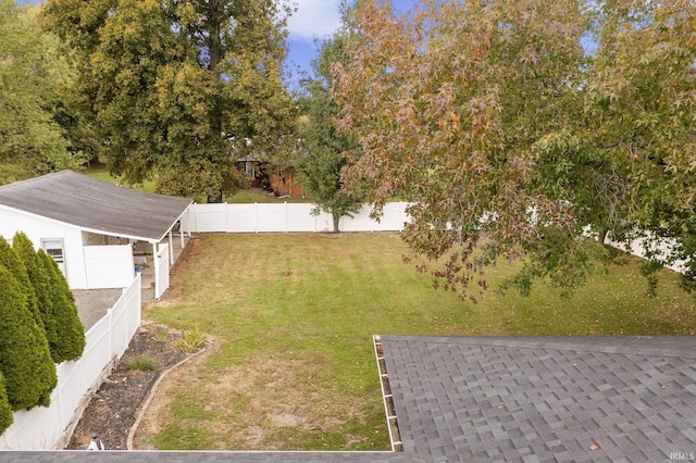 2324 W 56th Hwy, Scottsburg, IN 47170 - view of yard with a fenced backyard
