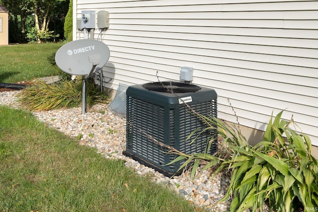 exterior details with cooling unit