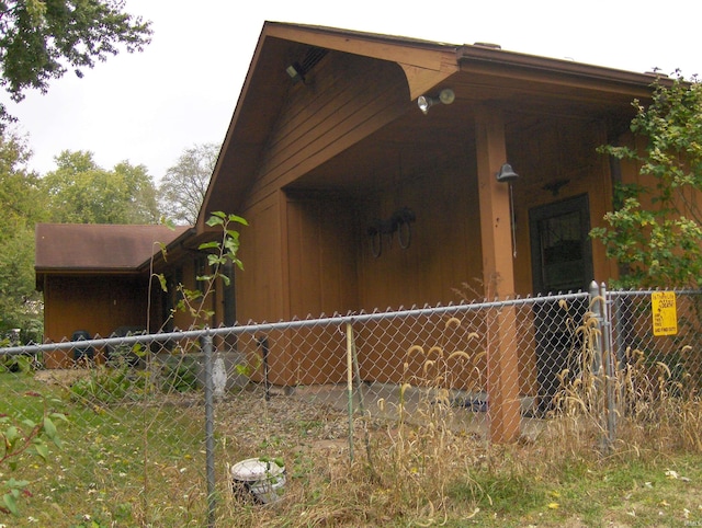 view of property exterior