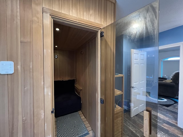 720 Ln 800 Snow Lk, Fremont, IN 46737 - relaxing sauna / steam room featuring wood finished floors
