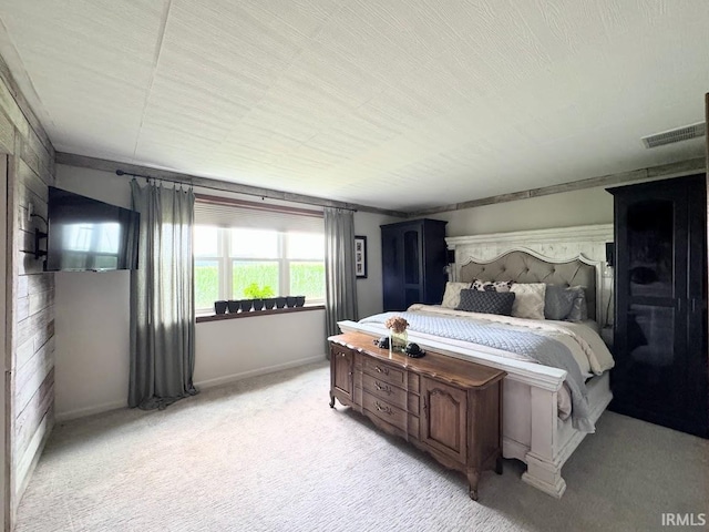 3810 E 100 N, Flora, IN 46929 - bedroom with light carpet, baseboards, and visible vents