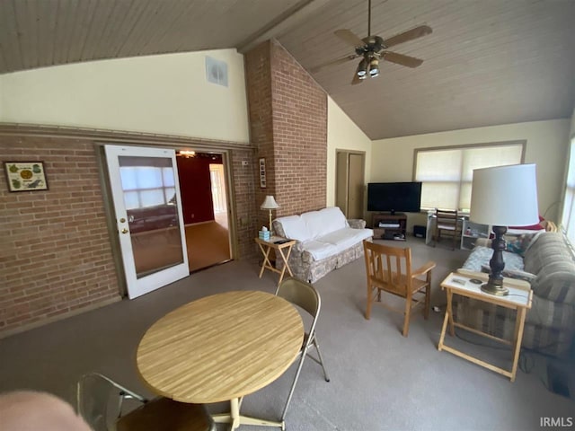 view of patio / terrace featuring ceiling fan