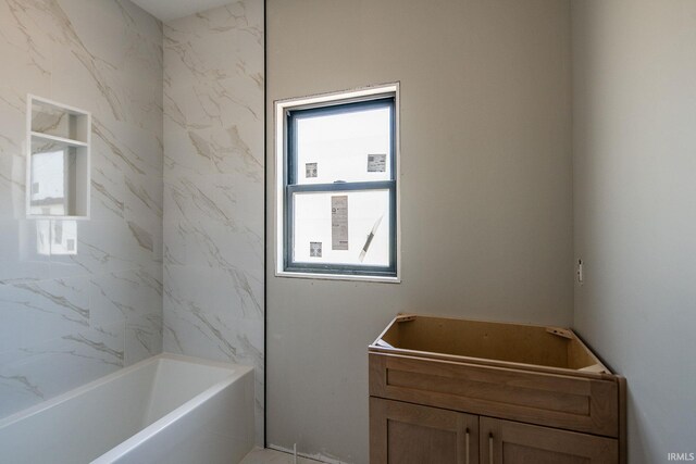 18609 Bracken Fern Ct, South Bend, IN 46637 - bathroom featuring plenty of natural light and shower / tub combination