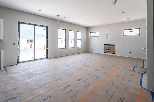 18609 Bracken Fern Ct, South Bend, IN 46637 - unfurnished living room featuring recessed lighting