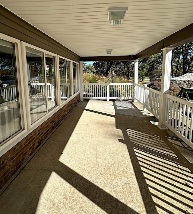 view of patio / terrace featuring a porch