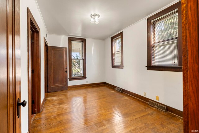 interior space featuring light hardwood / wood-style flooring