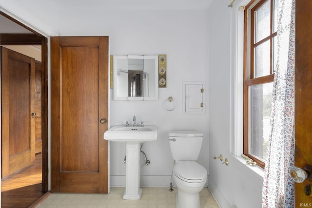 bathroom with toilet