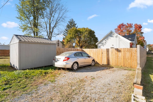 view of vehicle parking