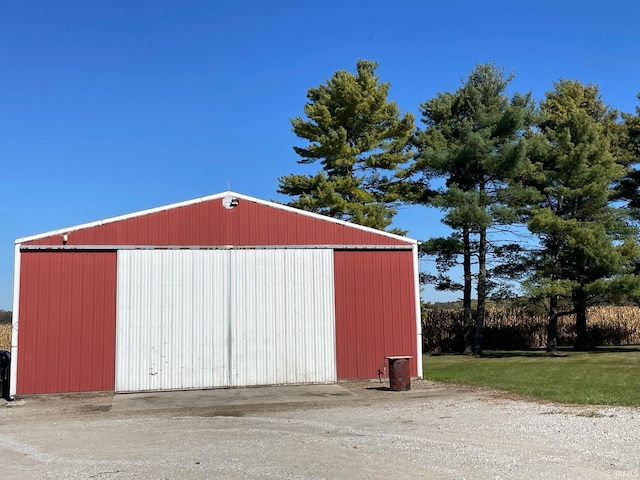 view of outbuilding