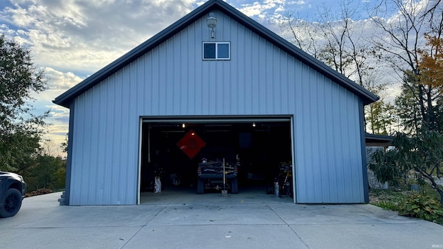 15597 Buck Knob Ln, Loogootee, IN 47553 - view of detached garage