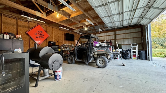 15597 Buck Knob Ln, Loogootee, IN 47553 - view of garage