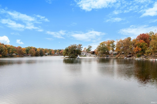 view of water feature