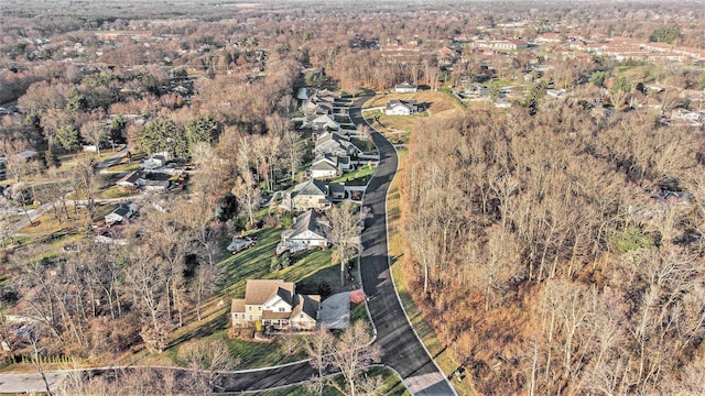 aerial view of property and surrounding area