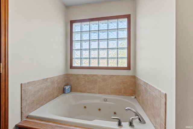 bathroom with a bathtub