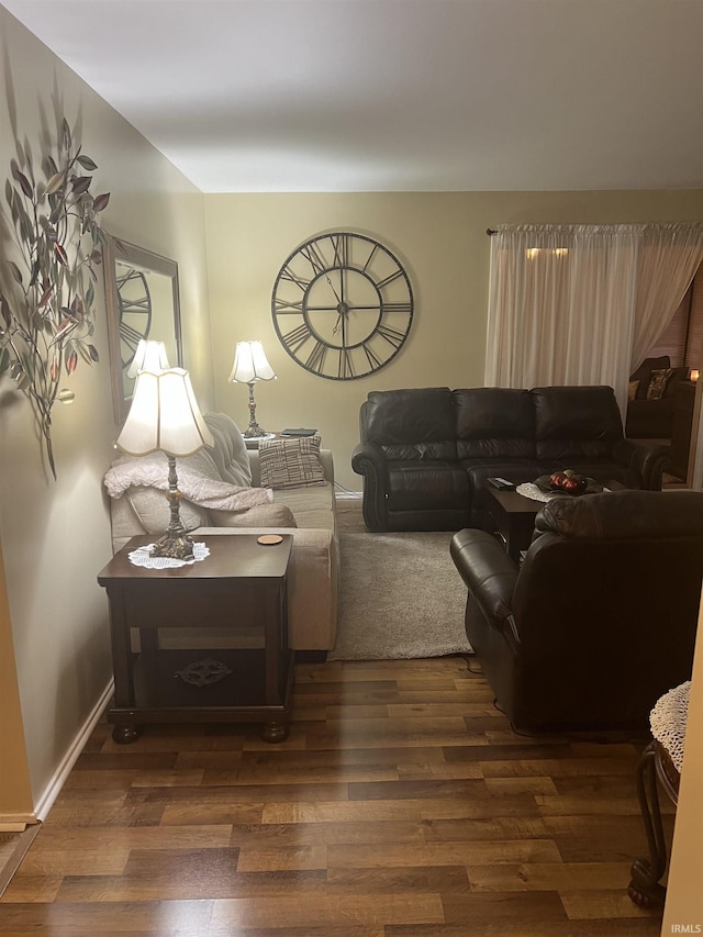 4116 N Lancaster Dr, Muncie, IN 47304 - living area with wood finished floors