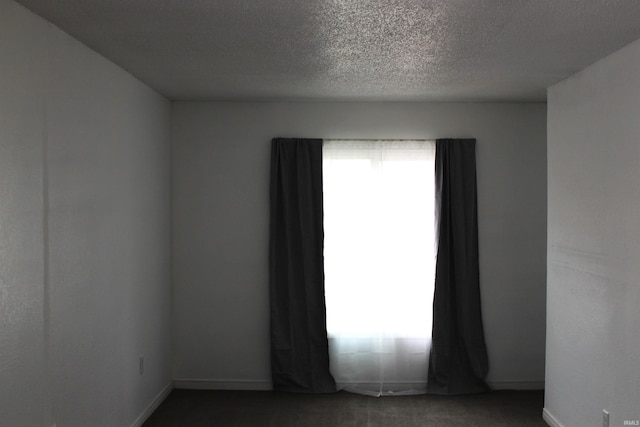 308 Clyde Ave, Angola, IN 46703 - empty room with baseboards, a textured ceiling, carpet, and a wealth of natural light