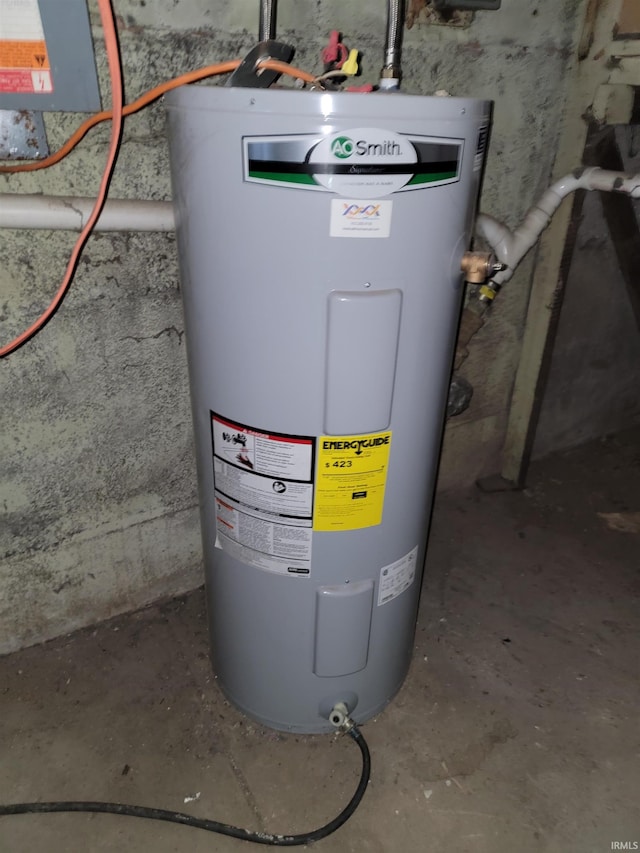 utilities featuring water heater