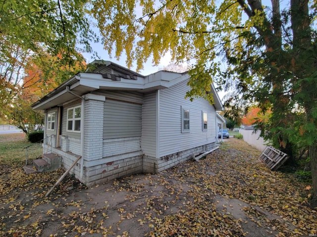 view of side of property