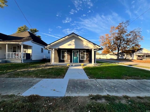 bungalow-style house with covered porch