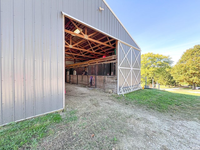 view of stable