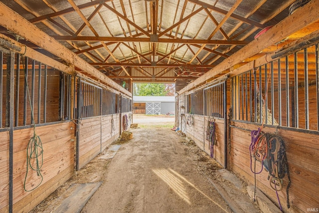 view of stable