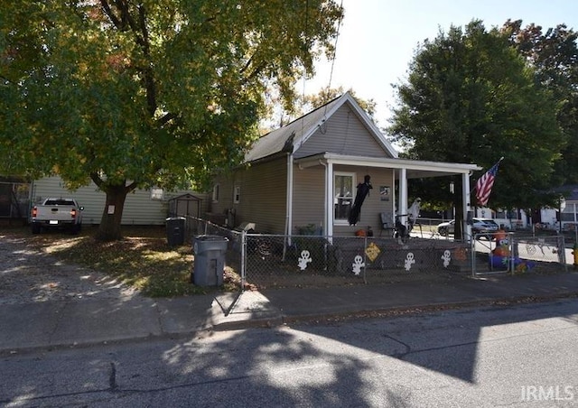 view of front of home