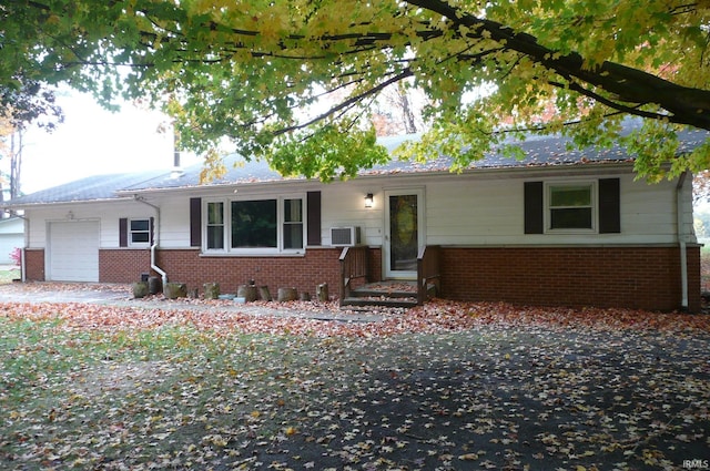 ranch-style house with a garage