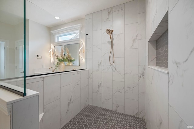 4848 Abbeyville Dr, Lafayette, IN 47909 - full bath with a walk in shower and a sink