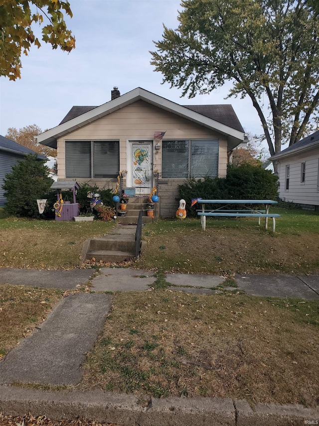 view of bungalow-style house