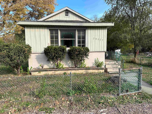 view of front of home